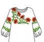 БК-018 Схема вишивки сорочки дівчинки 4