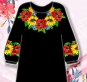 Сорочка жіноча 022 (чорна)
