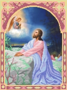 Картинка під бісер А-530 "Ісус на горі Елеонській"