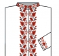 БК-156 Схема вишивки чоловічої сорочки