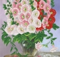 Картинка під бісер РКП-2-008 "Букет з мальвами"